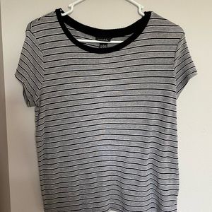 Striped Cropped Shirt